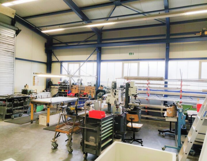 Die Werkstatt von Intensovet.